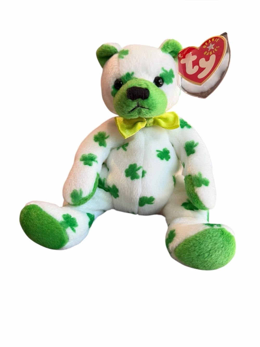 Clover the Bear Beanie Babies Vintage TY 2001 with Original Tags